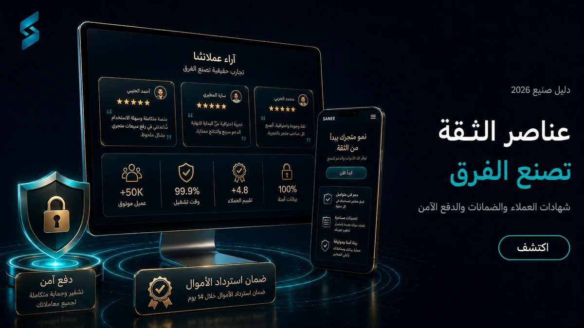 تصميم صفحة هبوط عالية التحويل — عناصر الثقة تصنع الفرق
