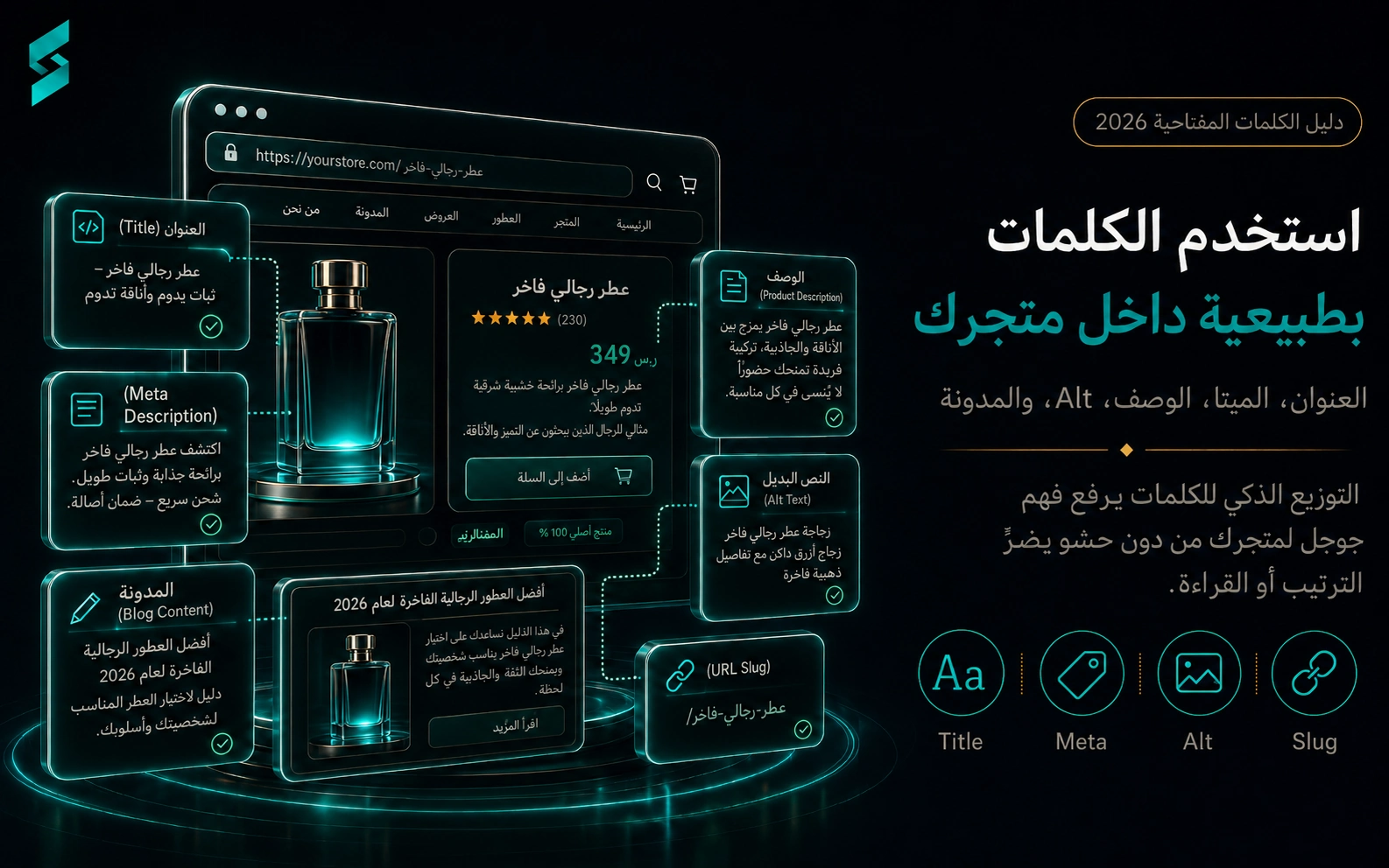 استخدام الكلمات المفتاحية بطبيعية في المتجر