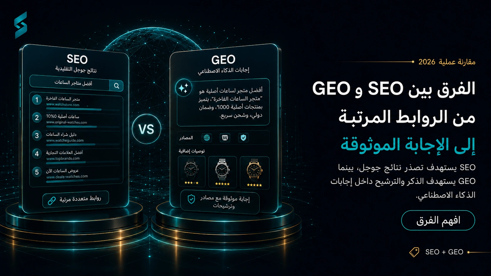الفرق بين SEO و GEO