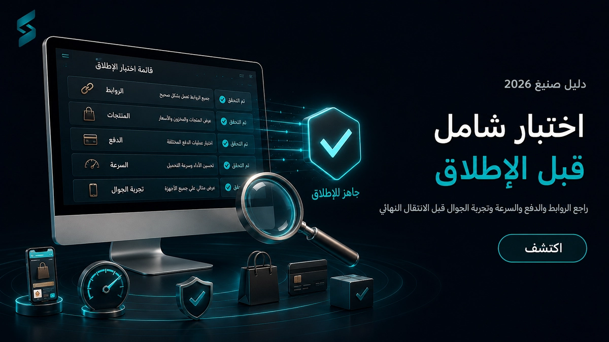 نقل متجر إلكتروني بين المنصات — اختبار شامل قبل الإطلاق